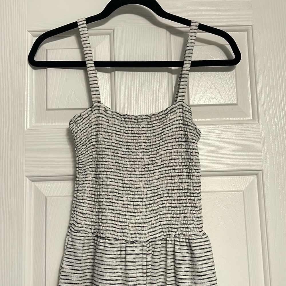 Old navy striped jumpsuit with pockets